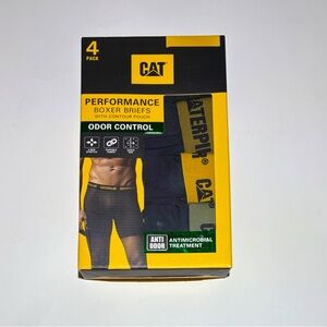 Caterpillar CAT Men’s Performance Boxer Briefs with contour pouch 4-pack